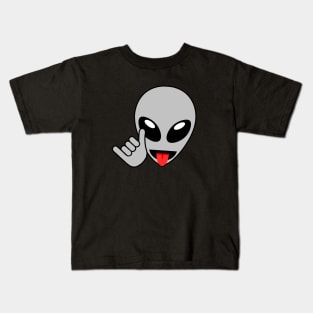 Alien Shaka Hang Loose Kids T-Shirt